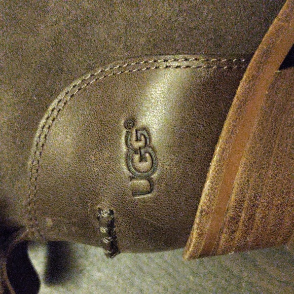 UGG "JAXON " #1095058 Heeled Ankle Boots - Picture 7 of 14